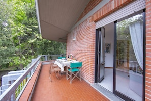 View of the terrace and living room access