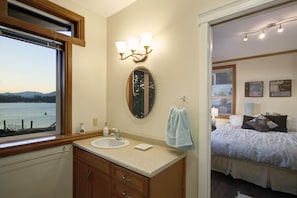 Bedroom with ensuite and fabulous view