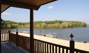 View of the beach from the 2nd Floor Master Suites deck 