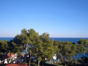 View of the terrace of the apartment