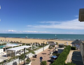 Uitzicht op strand/zee