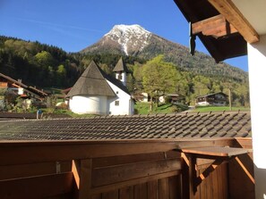 Ferienwohnung Steinberg***** im 'Haus am Bachrand', 1-2 Personen, Balkon, TV-Blick vom Balkon