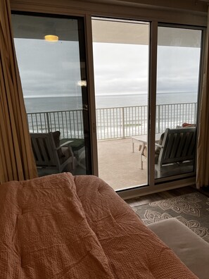 View from master bedroom bed!