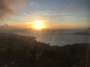 Blick von der Unterkunft