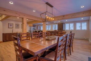 Dinning table seats 10