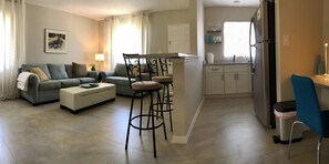 Living room & Kitchen area