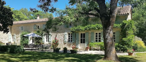 View of the house and terrace.