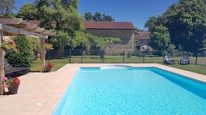 Heated private pool. 12m x 6m