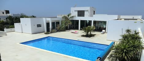 Villa and pool