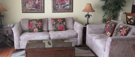 Living Room with designer's furnatures