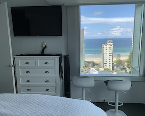 Master bedroom views facing east & south 