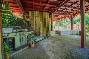 Bali inspired Casa Cascada w/ Jungle views & pool (1759)