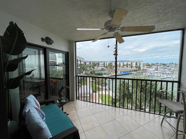 Screened Lanai over looking the Bay