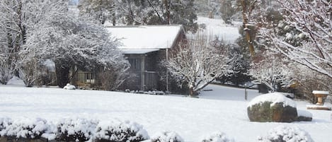 The Cottage after a snow fall