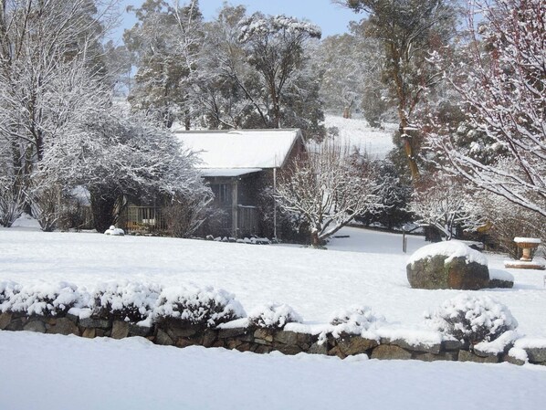 The Cottage after a snow fall