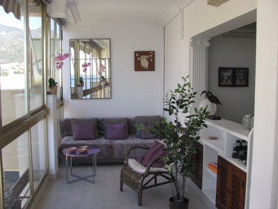 1st line beach Marbella town, parking, 2 pools 100m Orange Square Old Tow