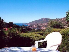 View from terrace overlooking the bay of Miramar.