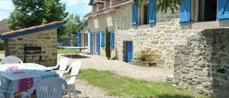 terrasse petit déjeuner