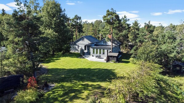 House from the woods - backside