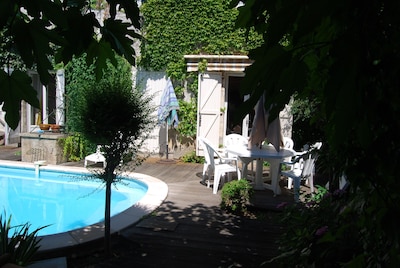 La Maison de Lise, 90 m² on the ground floor, 4 people, private pool