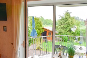 Balkon mit Aussicht FeWo2 Klein