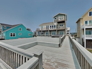 Back Exterior with private boardwalk