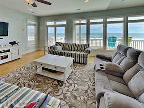 Living Room with Ocean Views