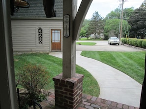  Private Parking, one step on to front porch 