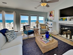 Living Area - Ocean Views, Deck Access