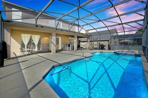 Spacious private pool and deck!