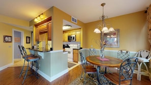 Dining Room and Countertop Seating