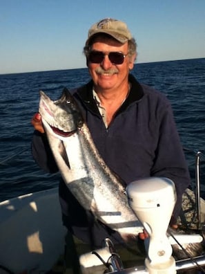 salmon fishing close by in Providence Bay we can arrange charters