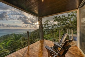 Lounging chair on the main deck