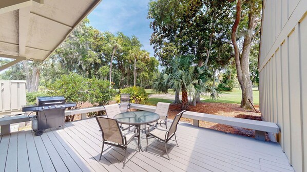 Private Deck with Views of the Robert Trent Jones Golf Course