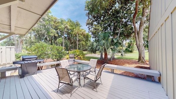 Private Deck with Views of the Robert Trent Jones Golf Course