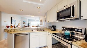 Kitchen with New Stainless Steel Appliances