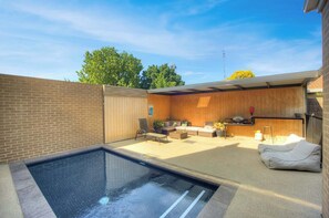 Solar heated pool
