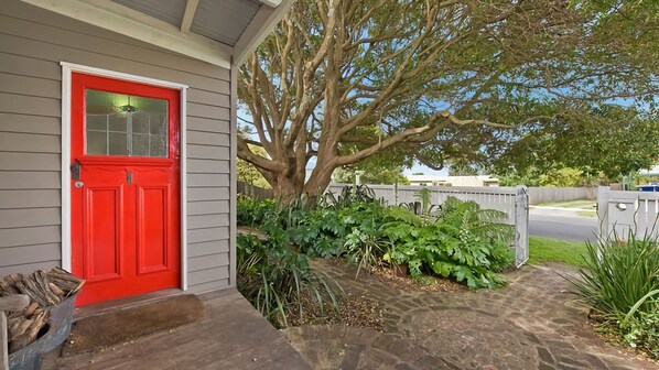 Red Door Entrance