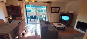 View of the terrace from the living room