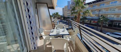 Terrace with table and chairs