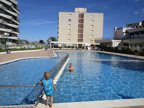 Community pool for adults and children