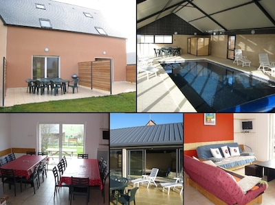 Group accommodation with heated indoor pool - near Mont-Saint-Michel