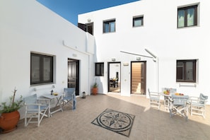 Lindos Olive Suites Shared Courtyard