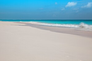 Unicorn Cay pink sandy beach