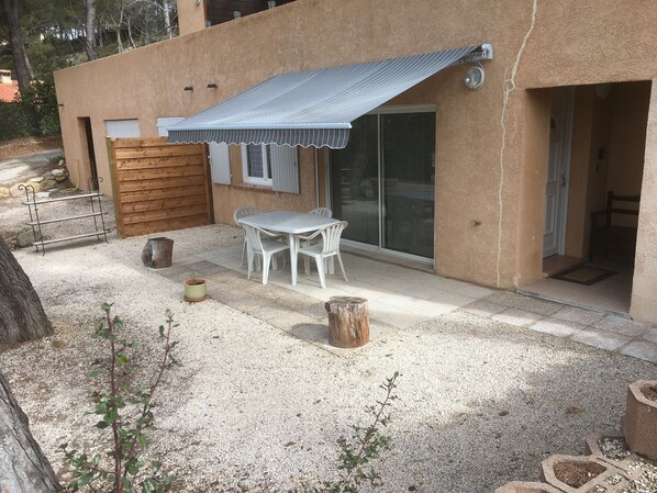 Appartement indépendant, Terrasse privative