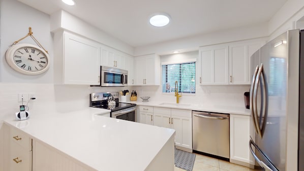 Newly Renovated Kitchen with Quartz Countertops