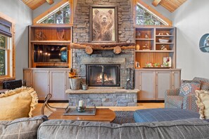 Living Room with Fireplace