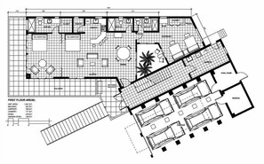 1st Floor ~  Atrium Level Floor Plan.