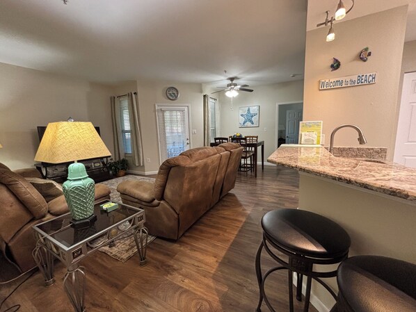 Entrance through the front door - Living Room