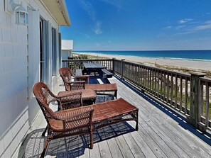 Oceanfront Deck - Second Level